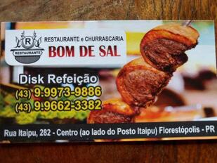 Restaurante e churrascaria Bom de Sal