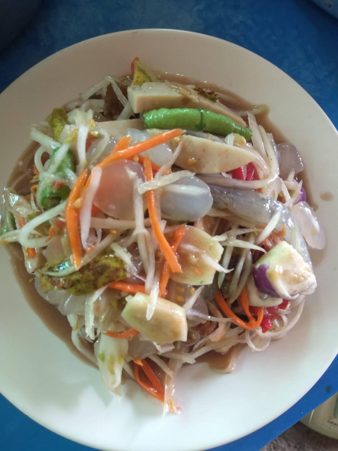 ส้มตำรสแซ่ป ป่ายางงาม