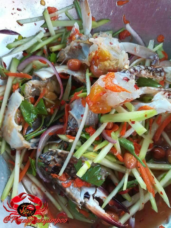 Preaw Pak Yum Spicy Blue Crab Salad