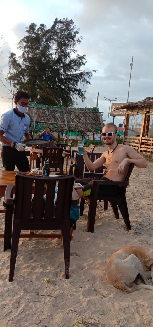 Rafael’s Beach Bar & Bistro Benaulim Beach Goa.