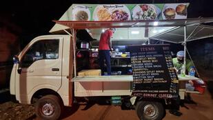 The Green chicken shawarma(food truck)