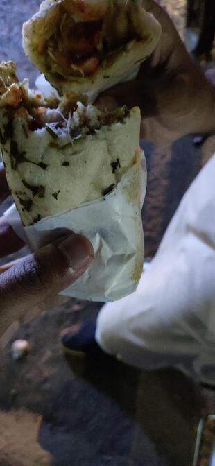 Arabian chicken shawarma