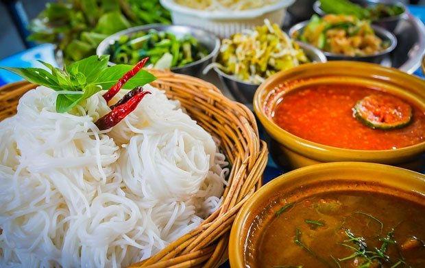 ทองดีลอดช่อง - ขนมจีน