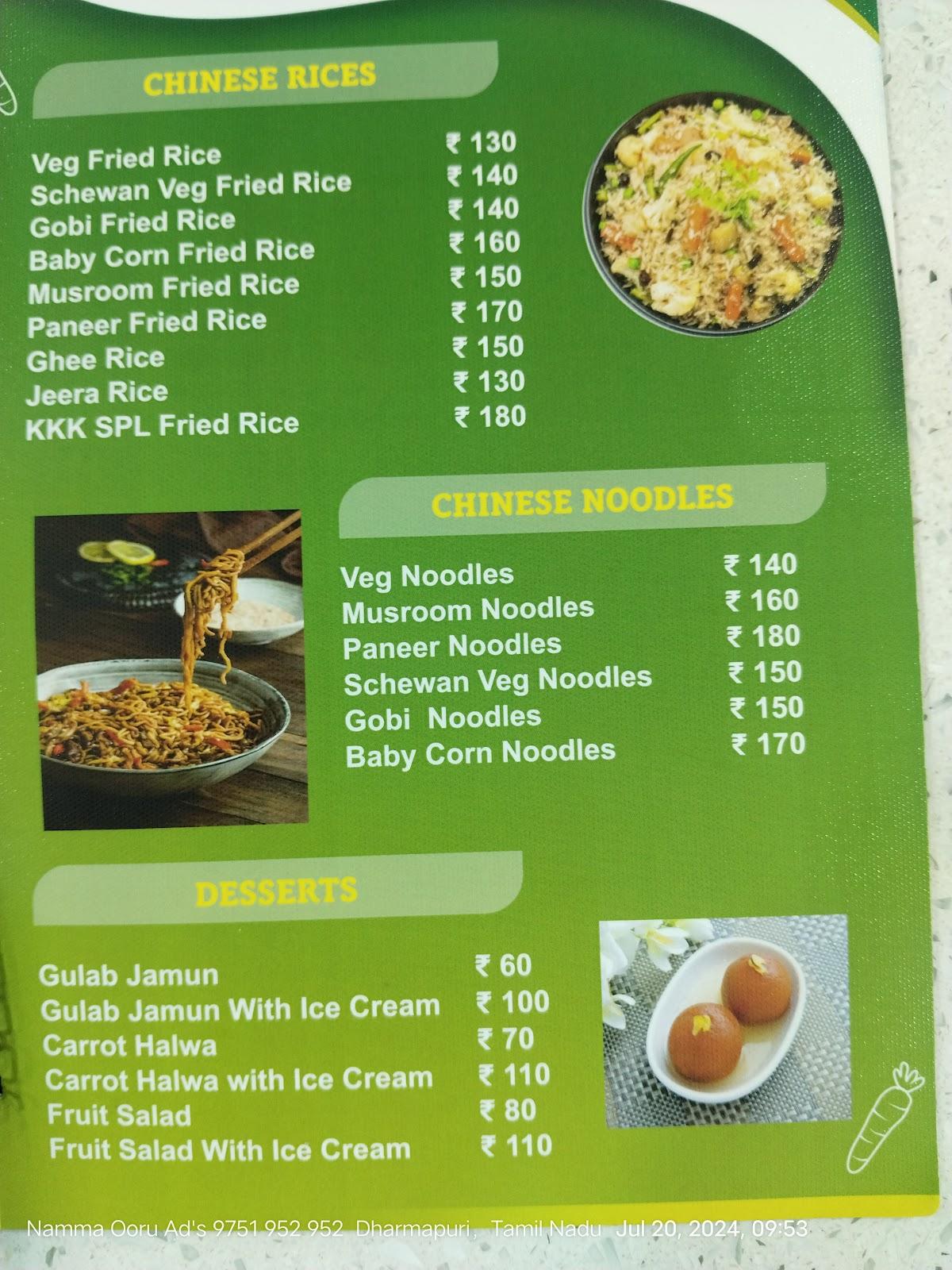 KKK Saravanabhavan Majestic Veg Restaurant