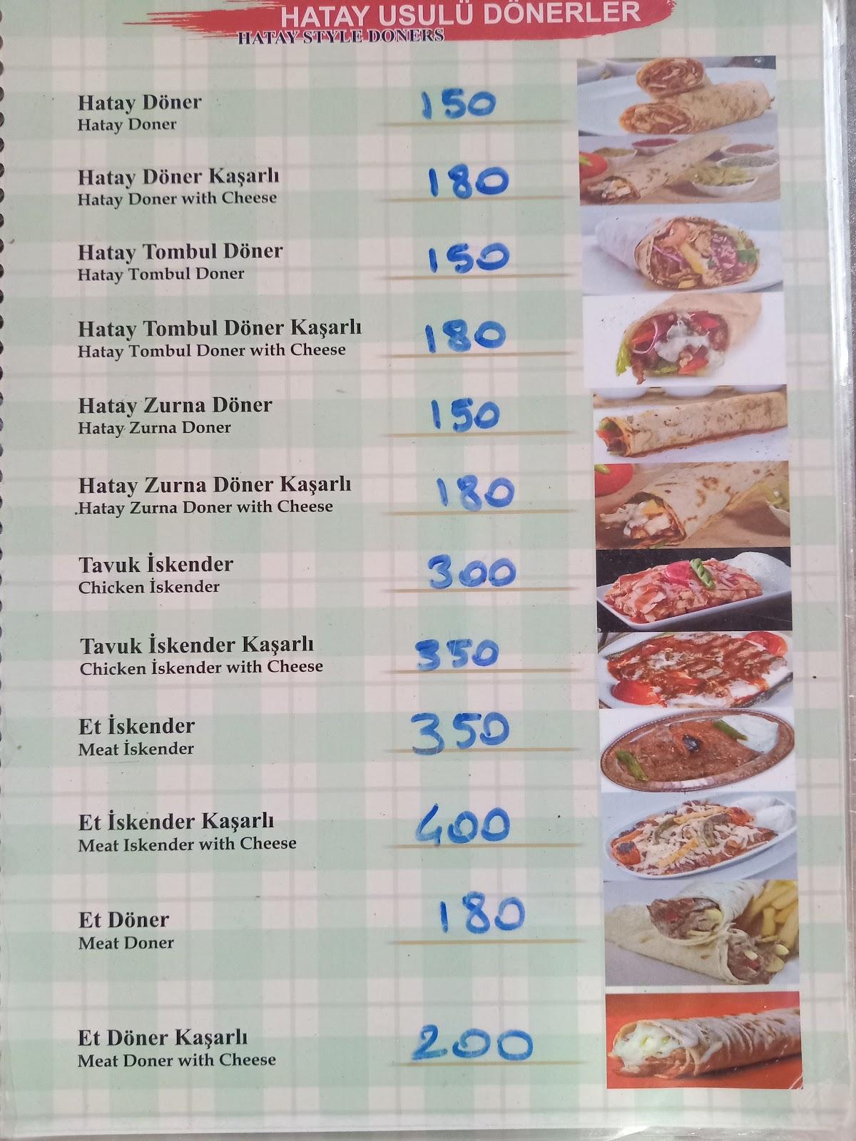 Hatay Sofrası Antakya Döner