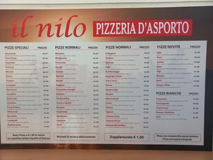 Pizzeria D' Asporto Il Nilo