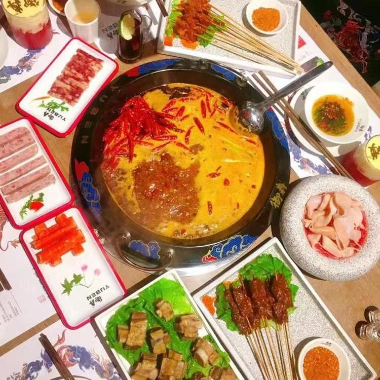 ร้านหม่าล่าปิ้งย่าง宽窄巷子火锅城