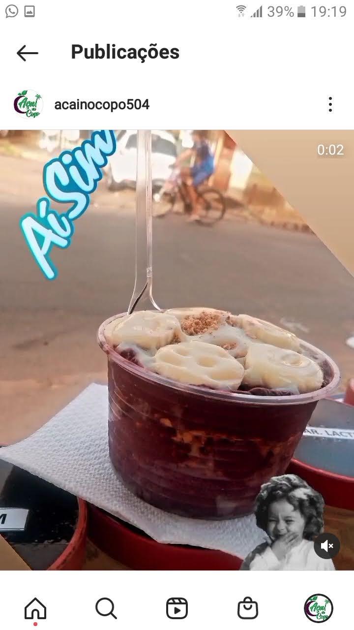 Acaí no copo