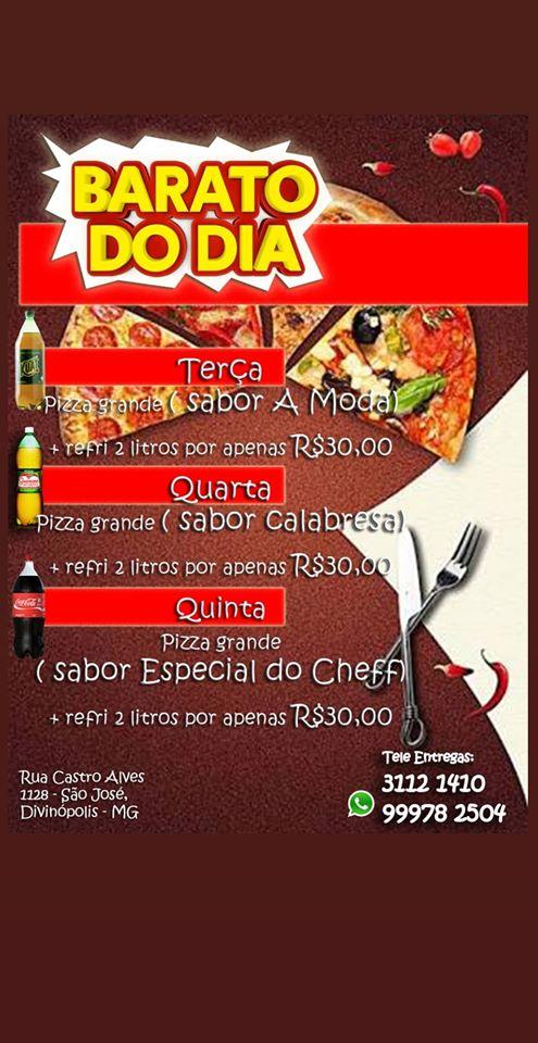 Pizzaria do cheff Divinópolis MG