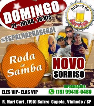 Buteco do sorriso Vinhedo SP