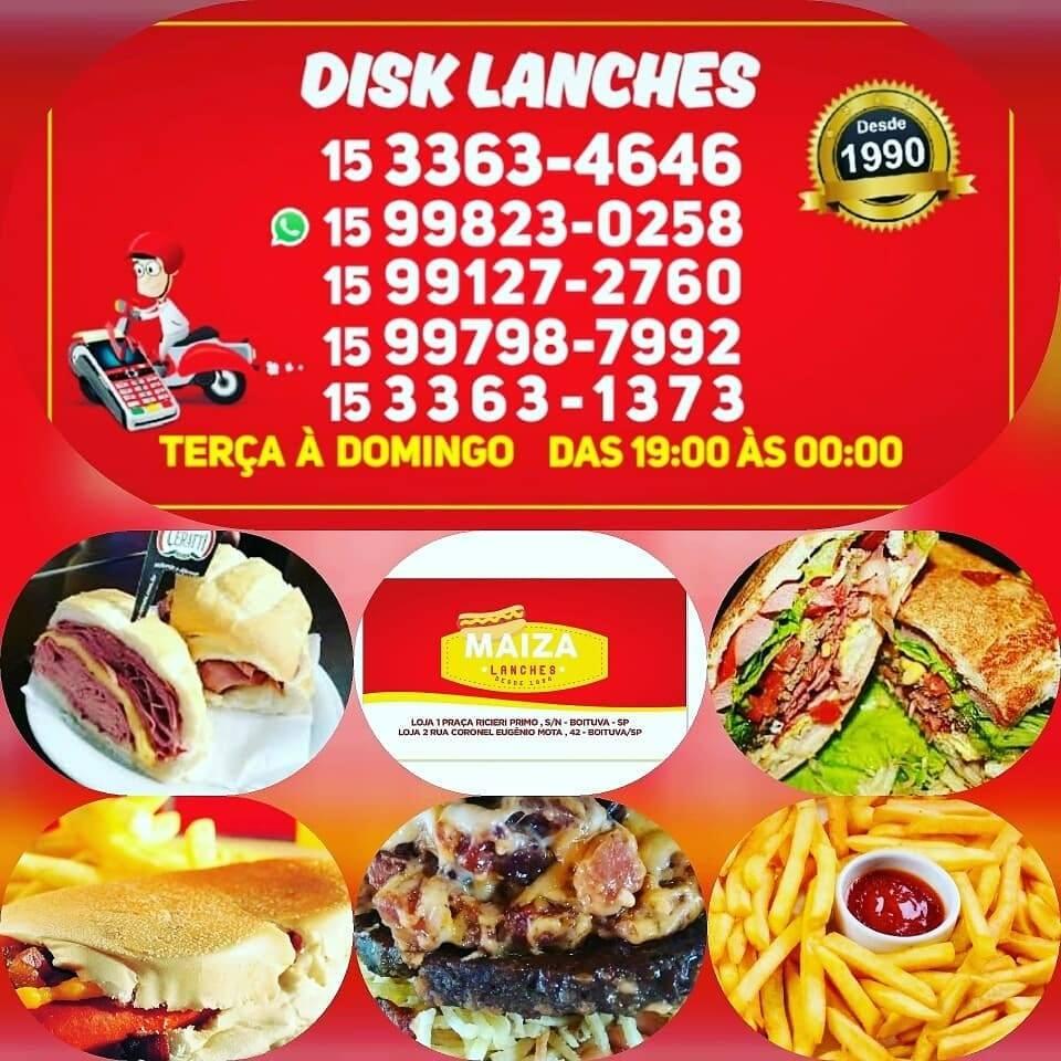 Maiza Lanches Boituva SP