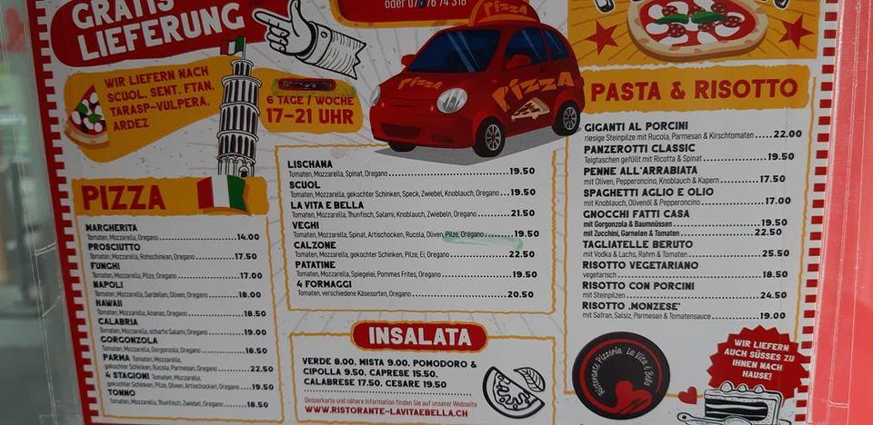 Ristorante pizzeria la vita è bella