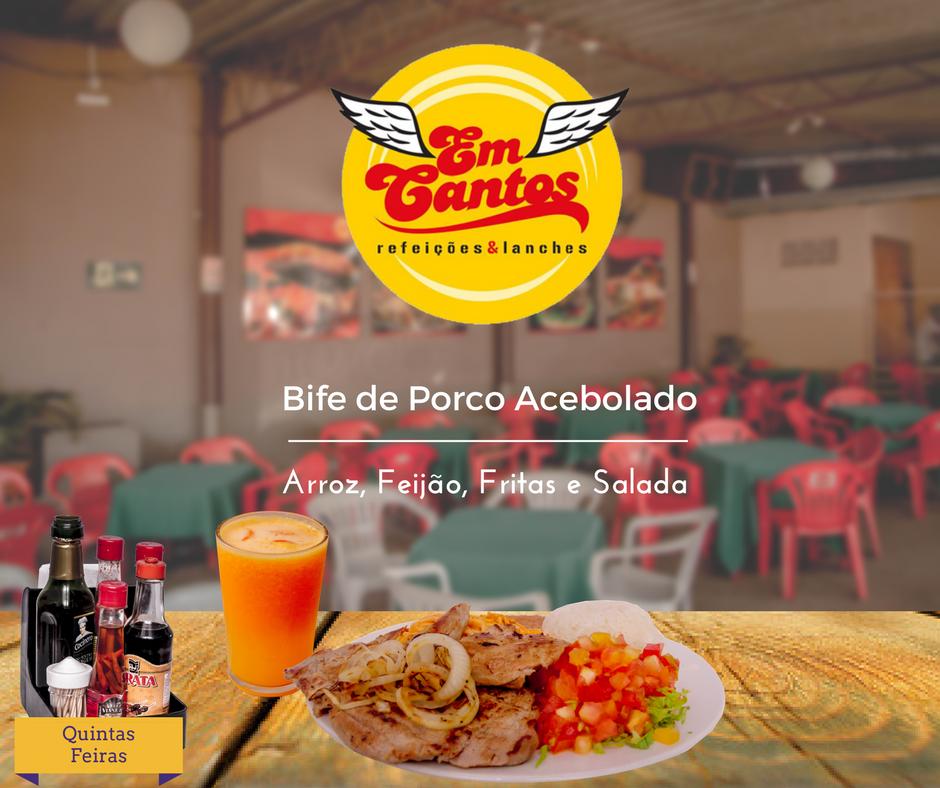 Em Cantos Refeições, Lanches e Buffet