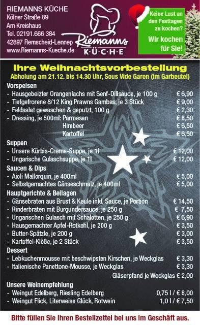 riemann's Kuche