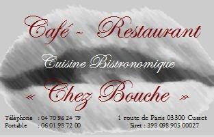 Café Restaurant De La Gare À Cusset Chez Bouche