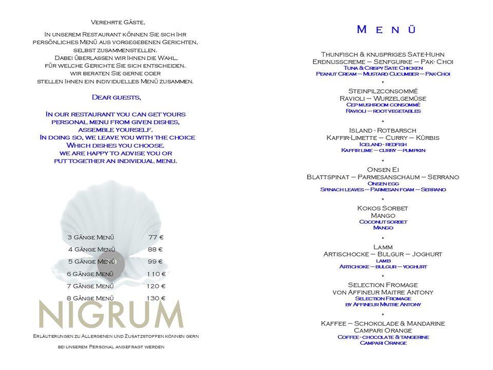 RESTAURANT NIGRUM