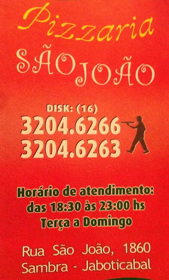 Pizzaria & Lanchonete São João Jaboticabal SP