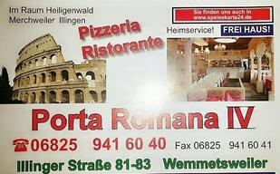 Portaromana4 restaurent & pizzeria Wemmetsweiler