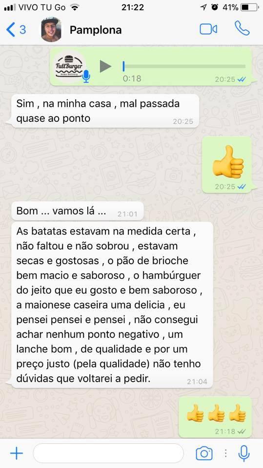 Full Burger Peruíbe SP