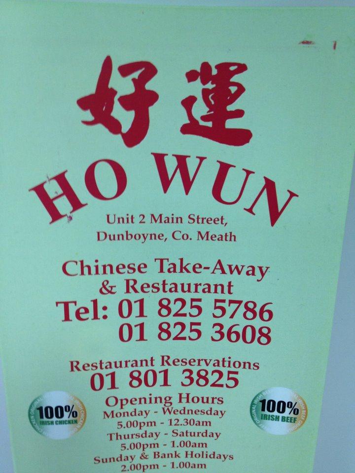 Ho Wun Chinese Take Away