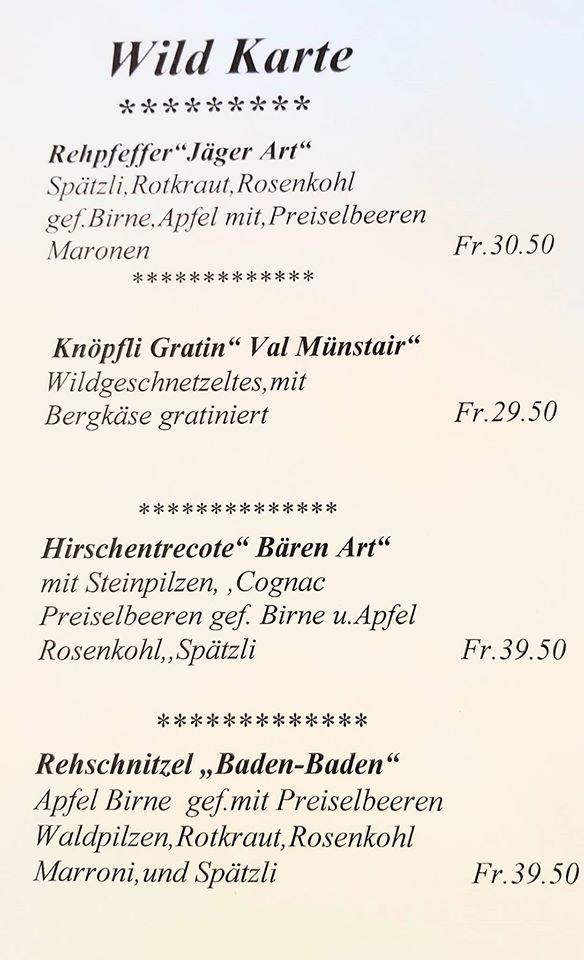 Gasthof Bären Zetzwil Gontenschwil