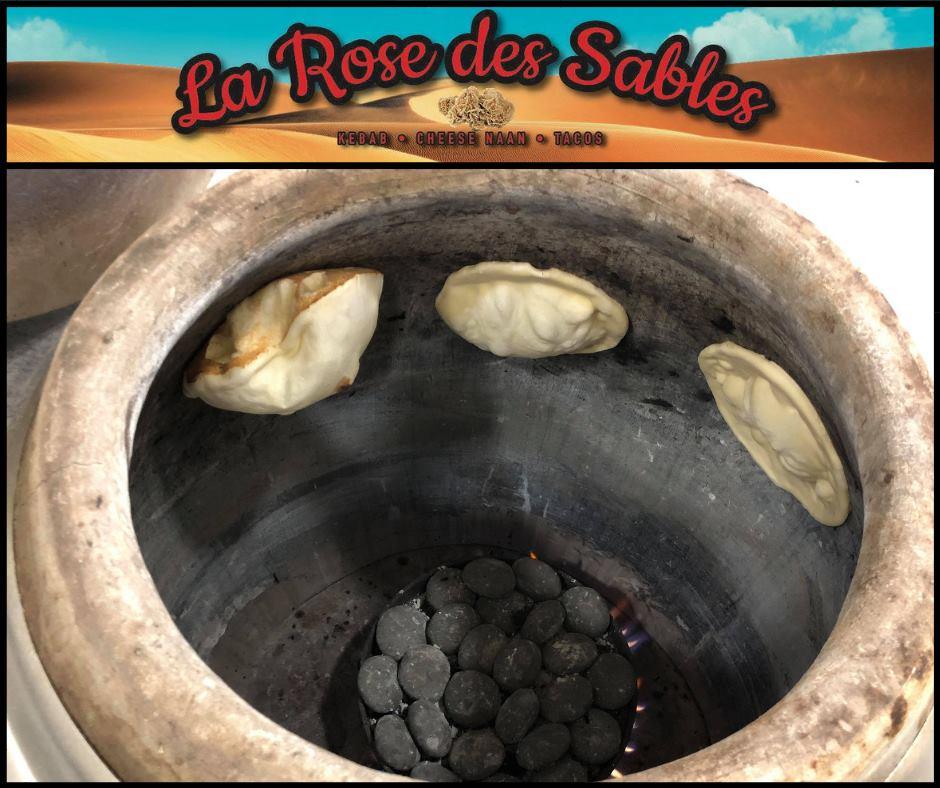 La Rose des Sables | Cheese Naan Kebab