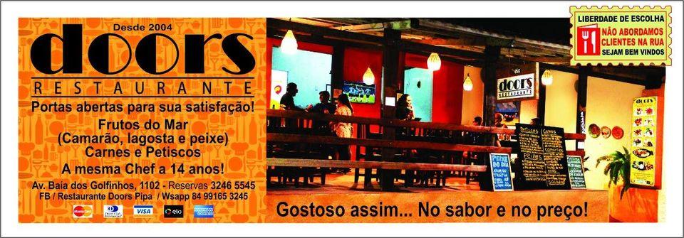 Restaurante Doors Pipa 17 anos