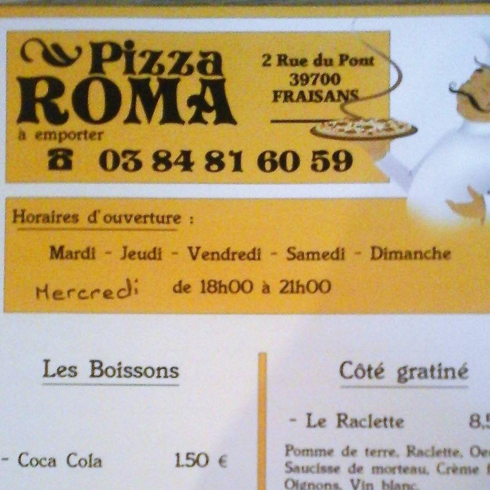 Pizza Roma Fraisans Fraisans