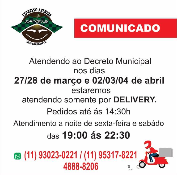 Expresso Avenida Joanópolis SP