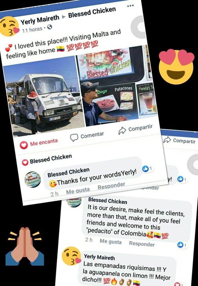 Colombian Food/Snacks in Malta Mellieħa