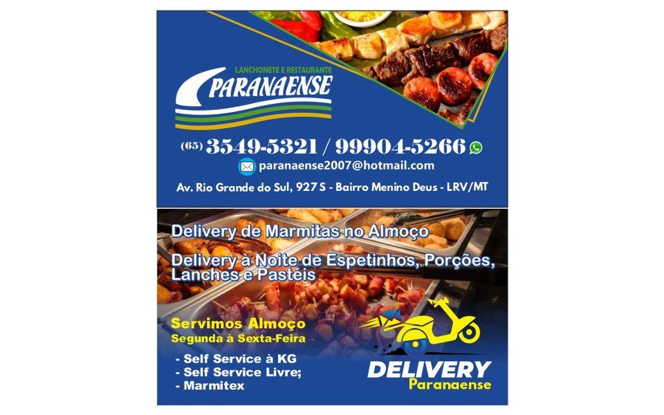 Restaurante Paranaense Lucas do Rio Verde MT