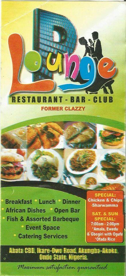 P-lounge Restaurant, Bar & club Akungba-Akoko