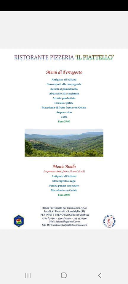 Il Piattello Scandriglia