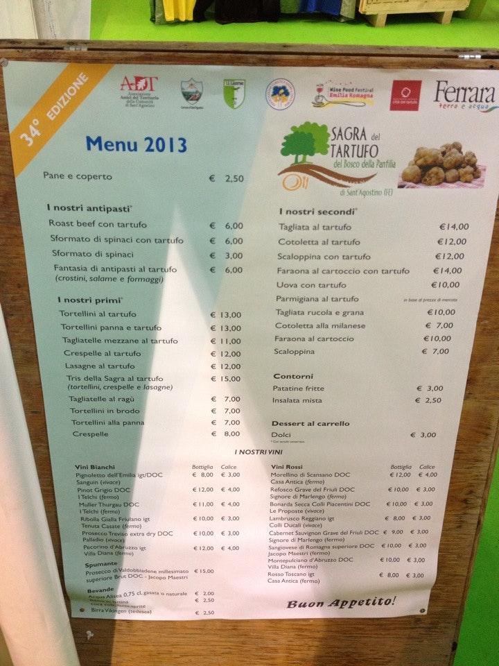 Sagra del Tartufo di Sant'Agostino (Fe)