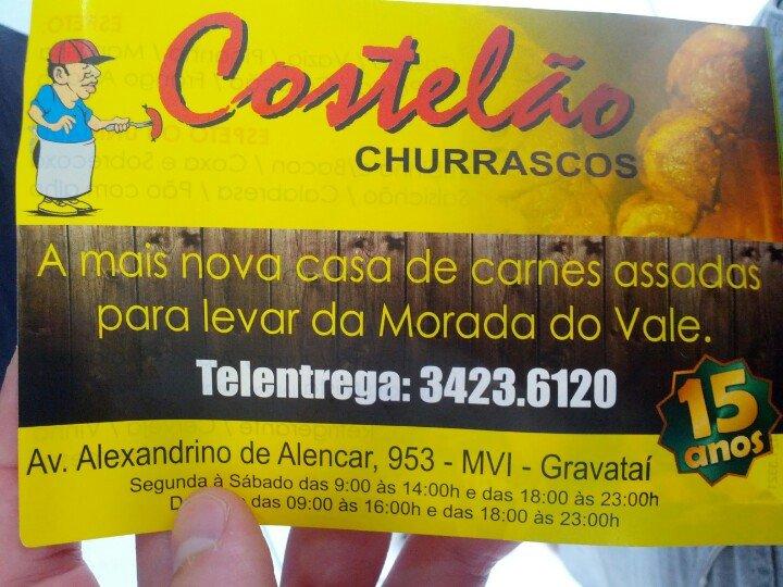 Costelão Churrascos e Churrasquinho