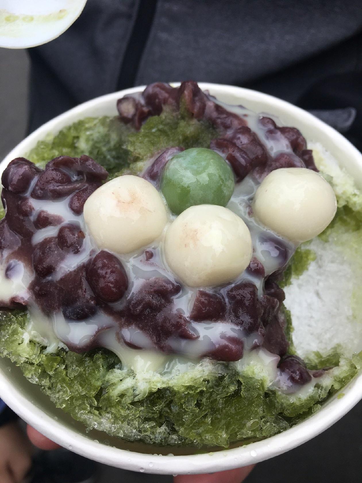 抹茶紅豆冰