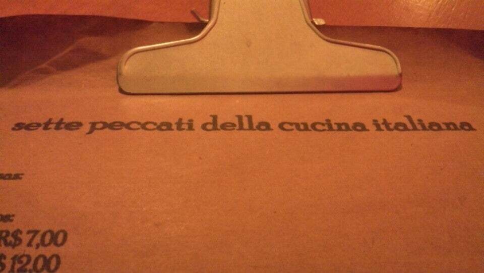 sette peccati della cucina italiana