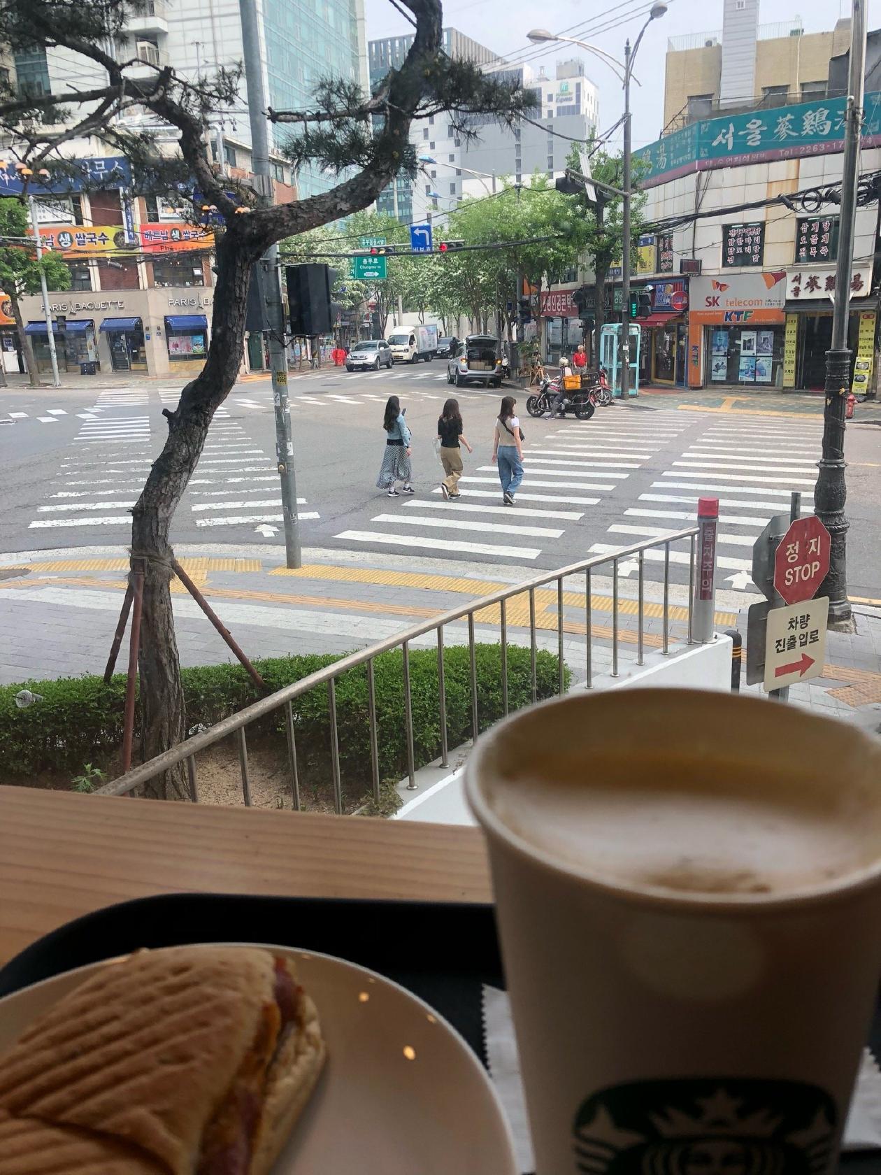 Starbucks Sinchon Five-way Intersection