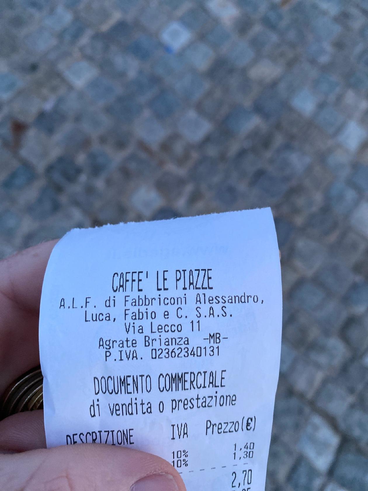 Caffé Le Piazze