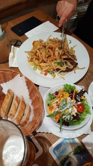 Rheinblick am Campingplatz