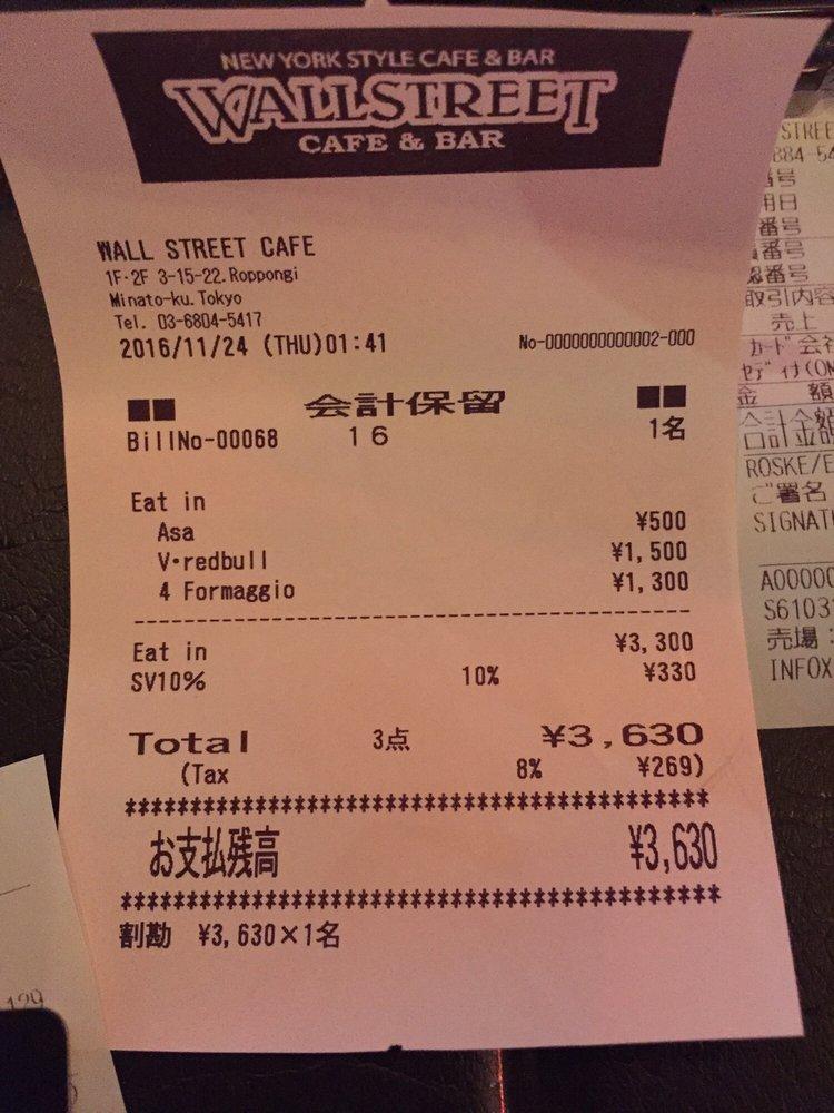 WallStreet Cafe＆Bar