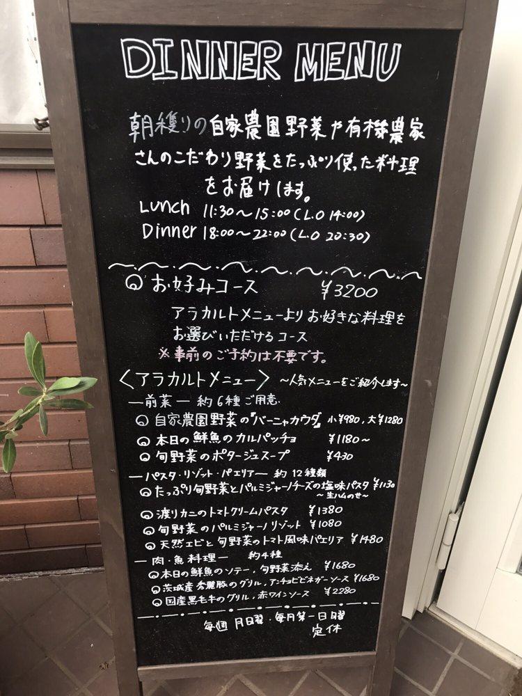 有機菜園ダイニングタベルナ（ＴＡＶＥＲＮＡ）