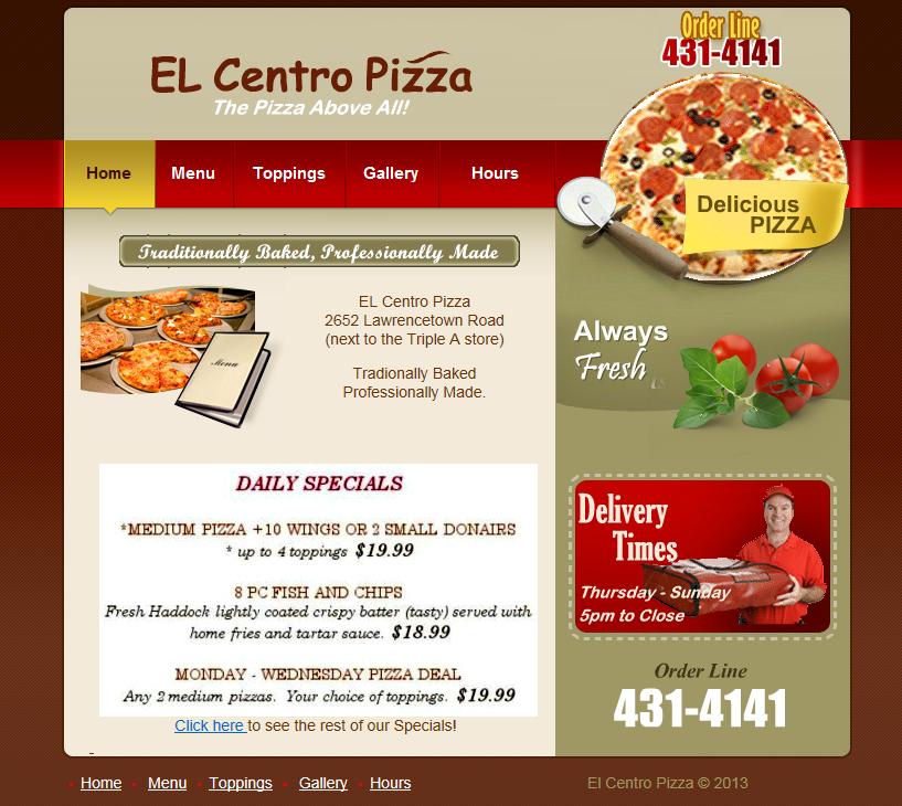 El Centro Pizza