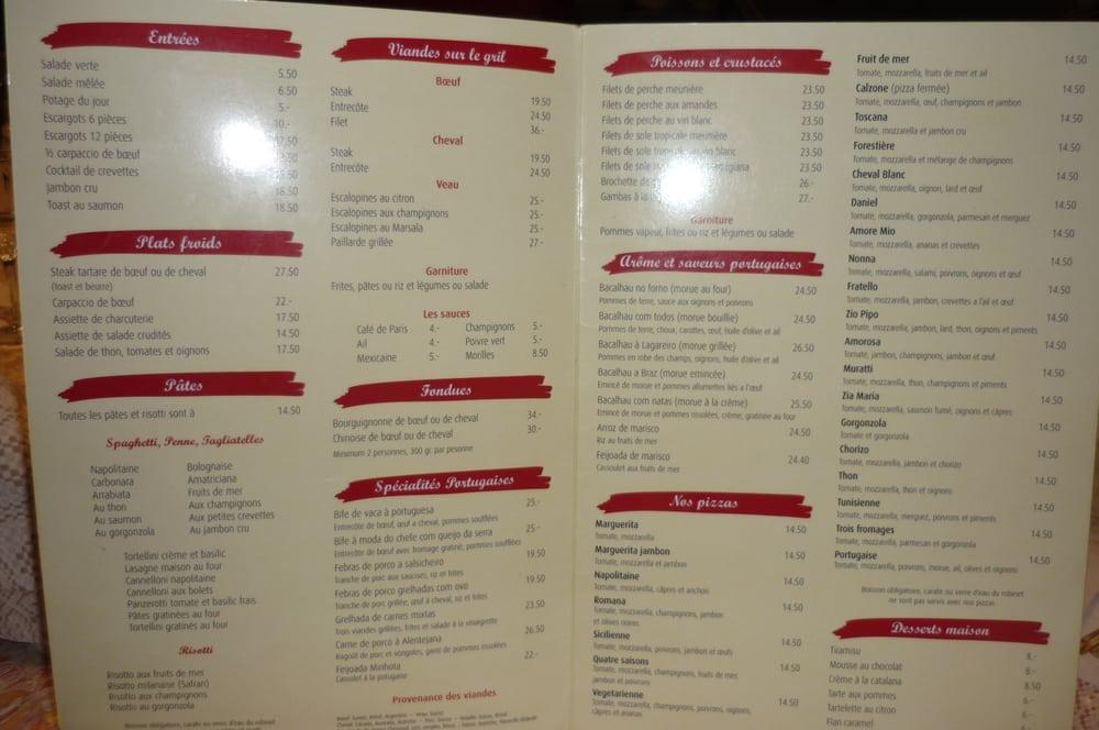 Restaurant Cheval Blanc Servion