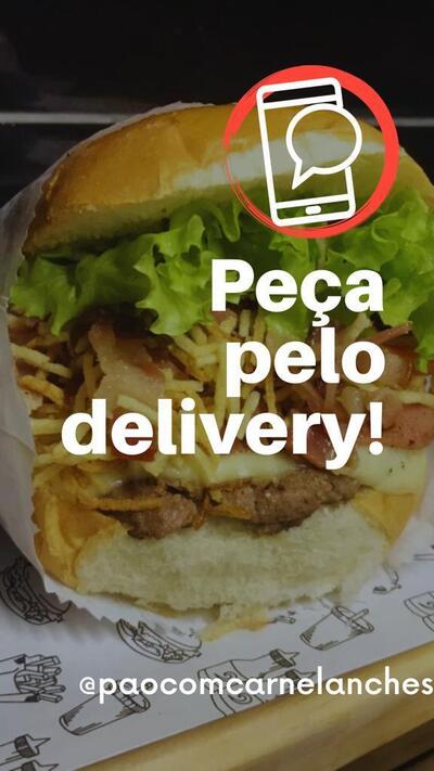 Pão com Carne Lanches