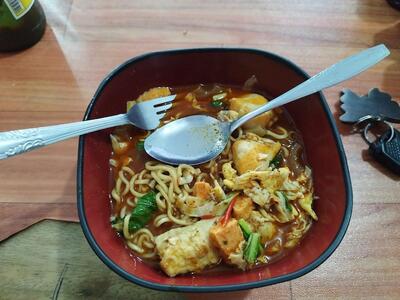 Seblak Prasmanan Teh Anis & bakso cibungkang
