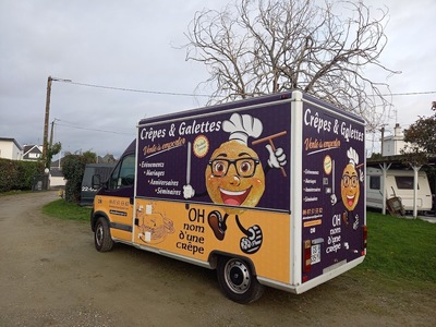 Foodtruck nom d'une crêpe ! Basée à Theix à côté de Vannes