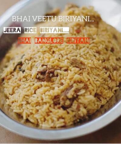 Bhai bangalore biriyani