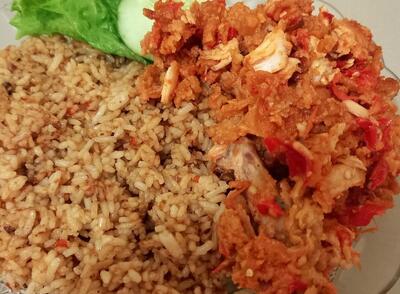 Nasi Goreng Geprek Hanina