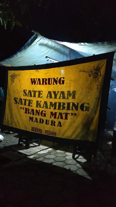 WARUNG Sate Ayam Madura & Sate Kambing BANG MAT